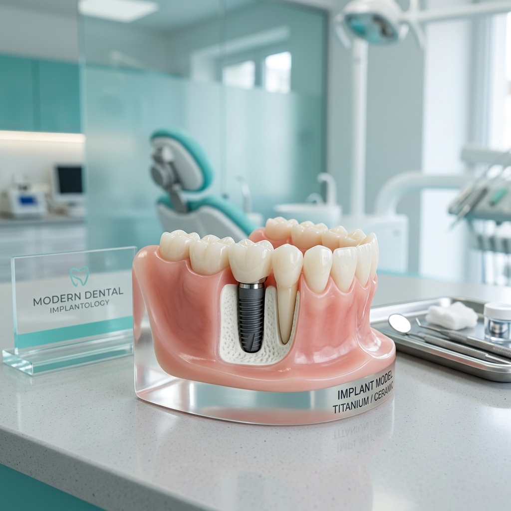 Representation of immediate load implant technology visualization