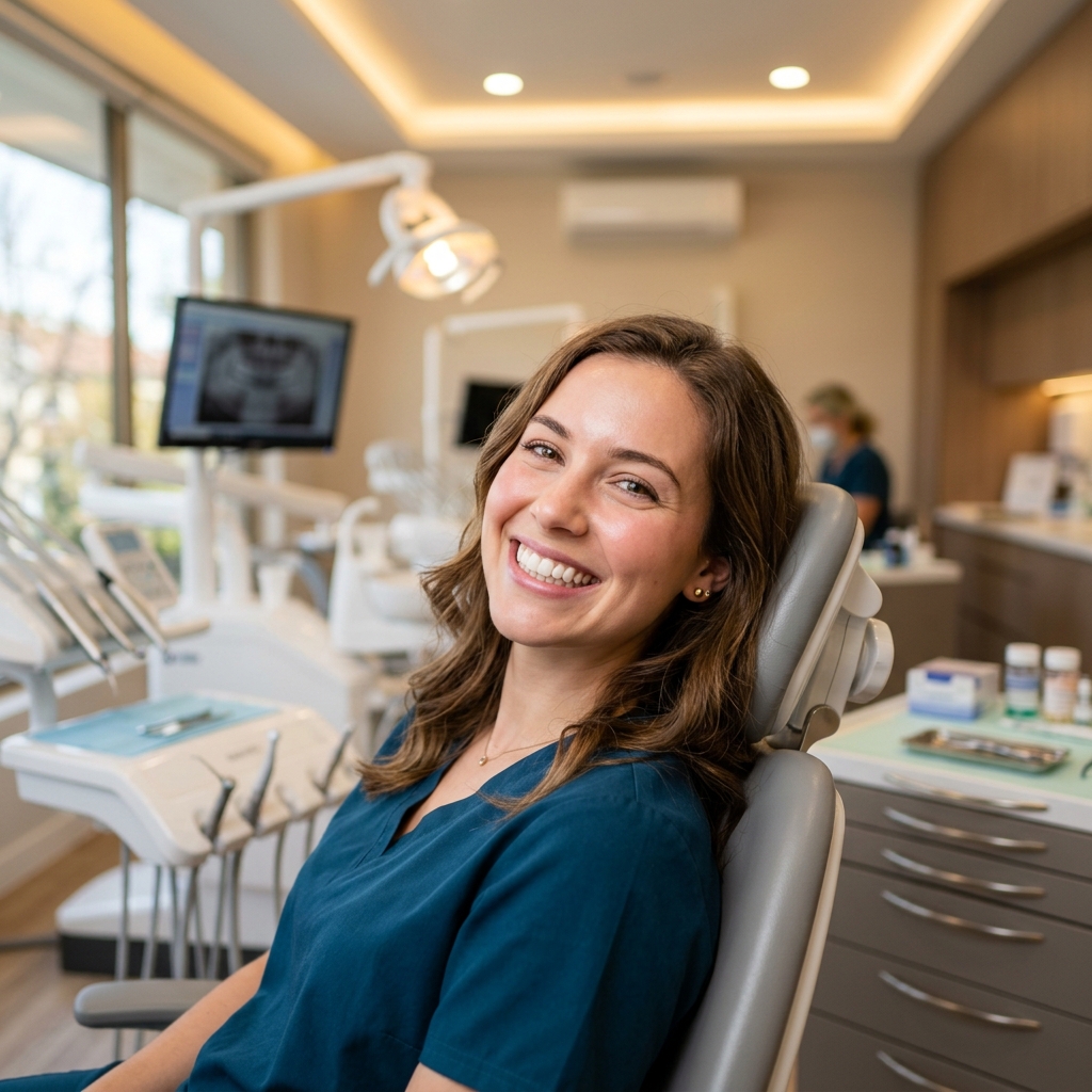 Happy dental patient transformation preview image
